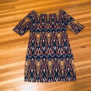 Patterned Mini Dress